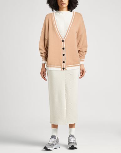 Woman Cardigan Sand Size S Wool, Cashmere