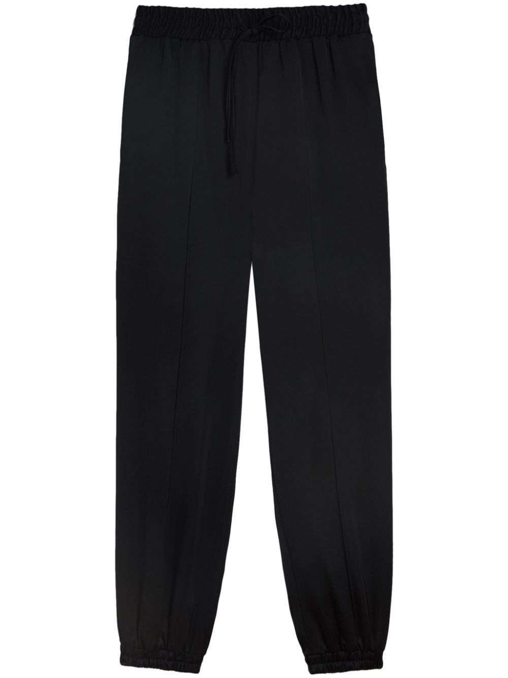 Pressed-crease trousers - Black