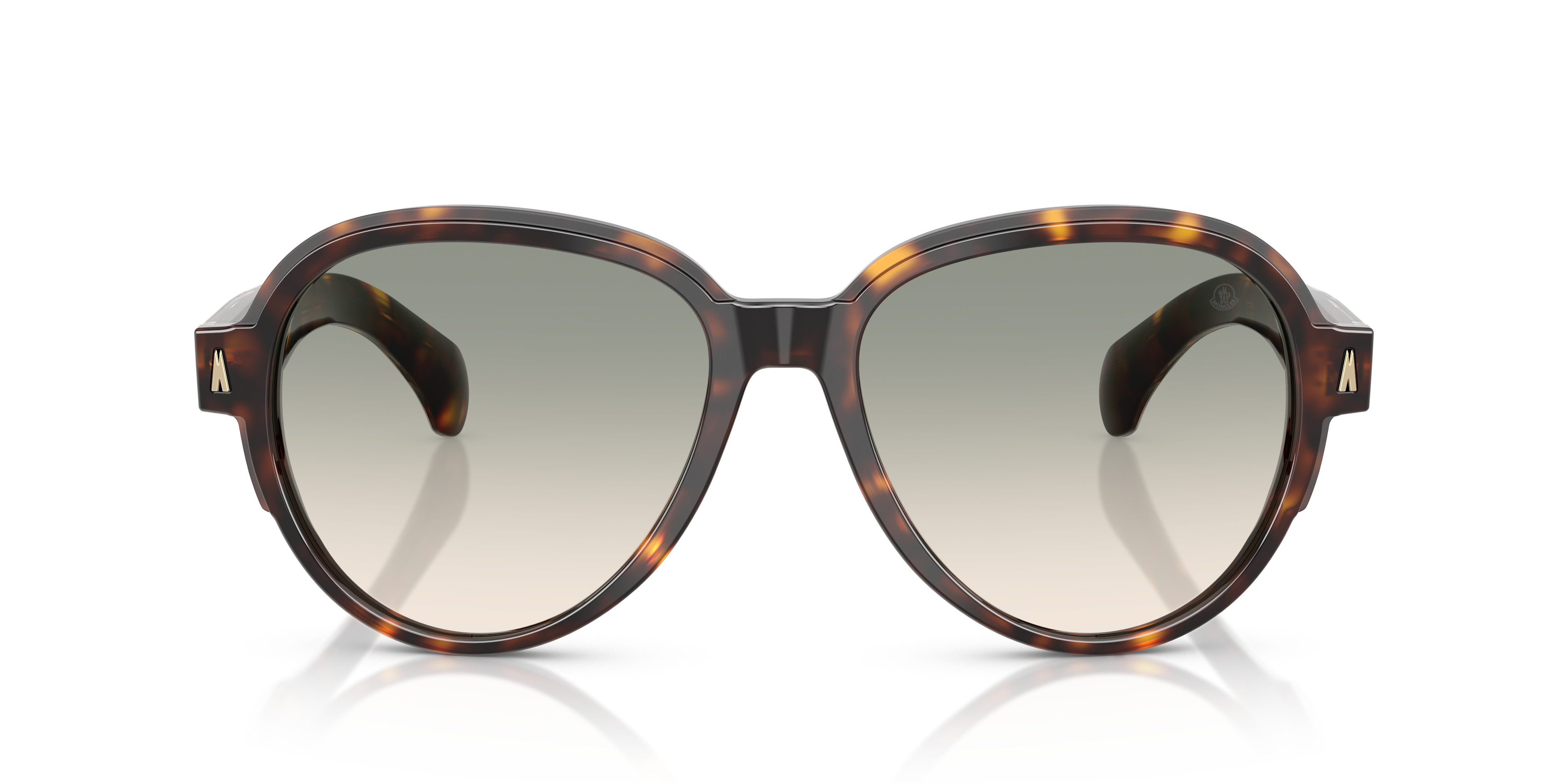 Moncler Unisex Moncler ME6005 SWANSPAN 30022A Gafas de sol Acetato Tortuga Marrón Piloto Normal Matizado