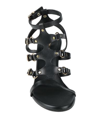 Woman Sandals Black Size 7 Leather