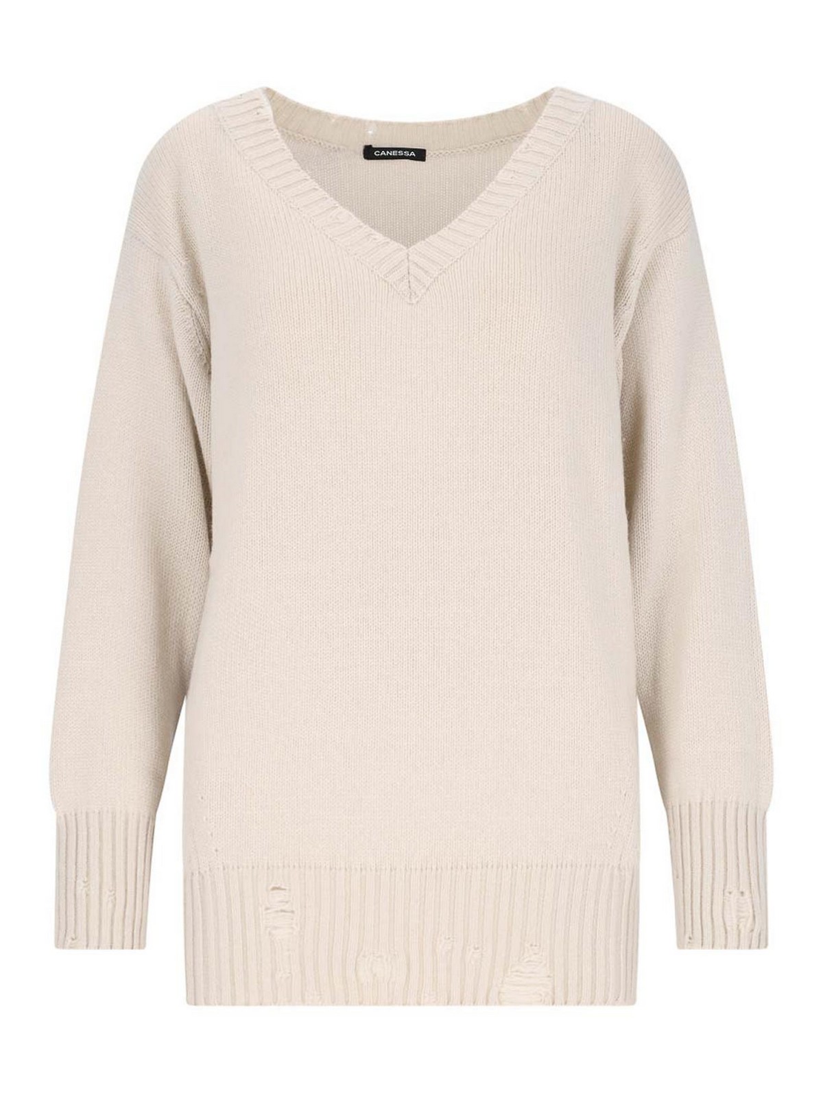 Destroyed Detail Sweater