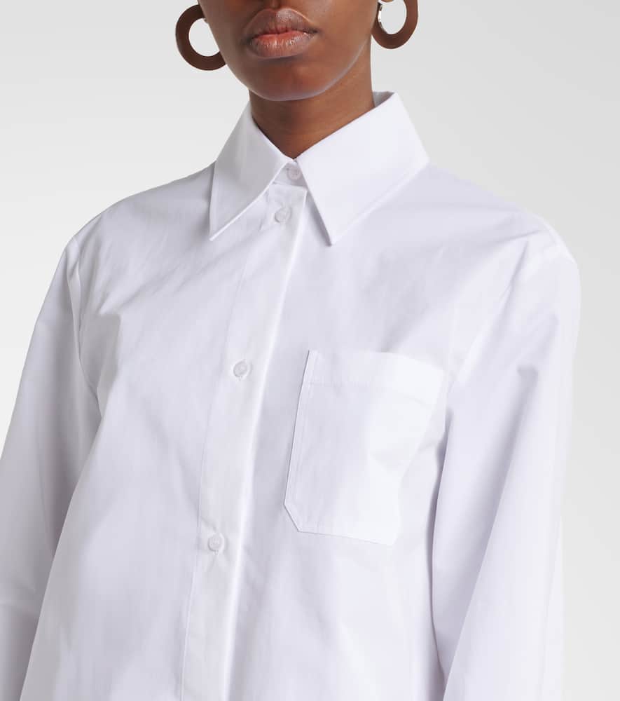 Ceppo cotton-blend poplin shirt