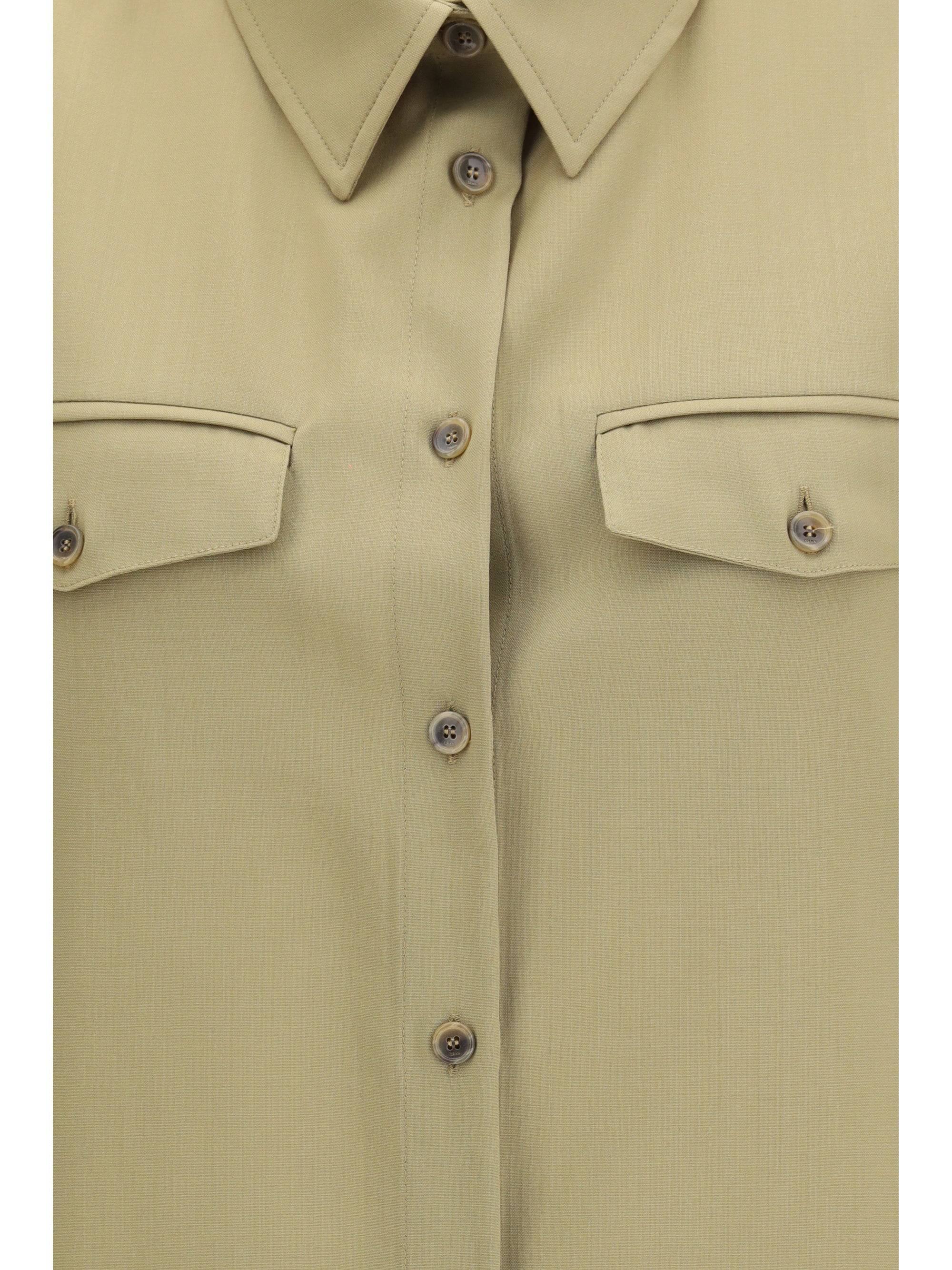 Claire Overshirt — Green