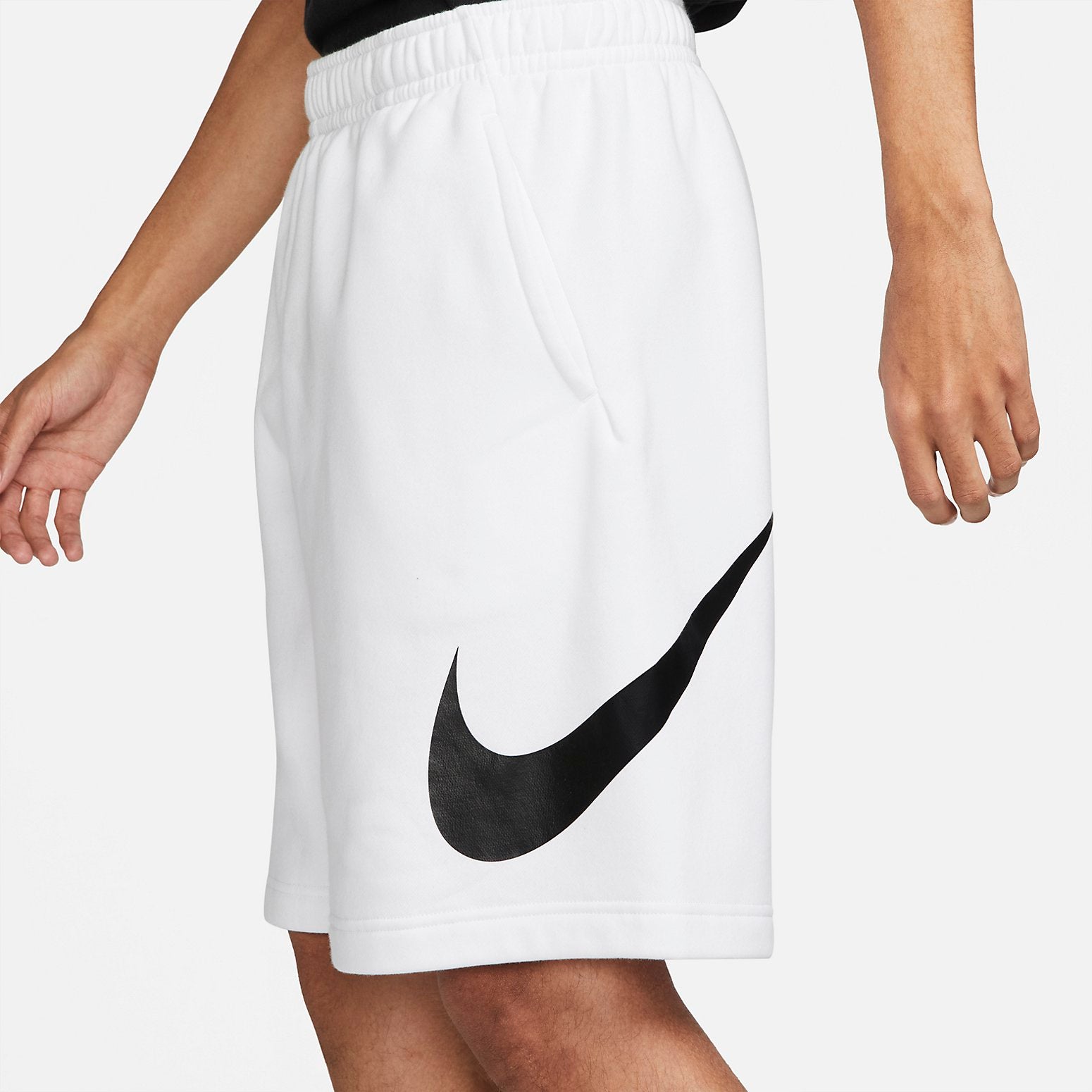 Sportswear Club Graphic Shorts 'White Black'
