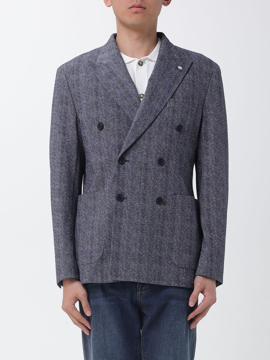 Jacket Men color Blue