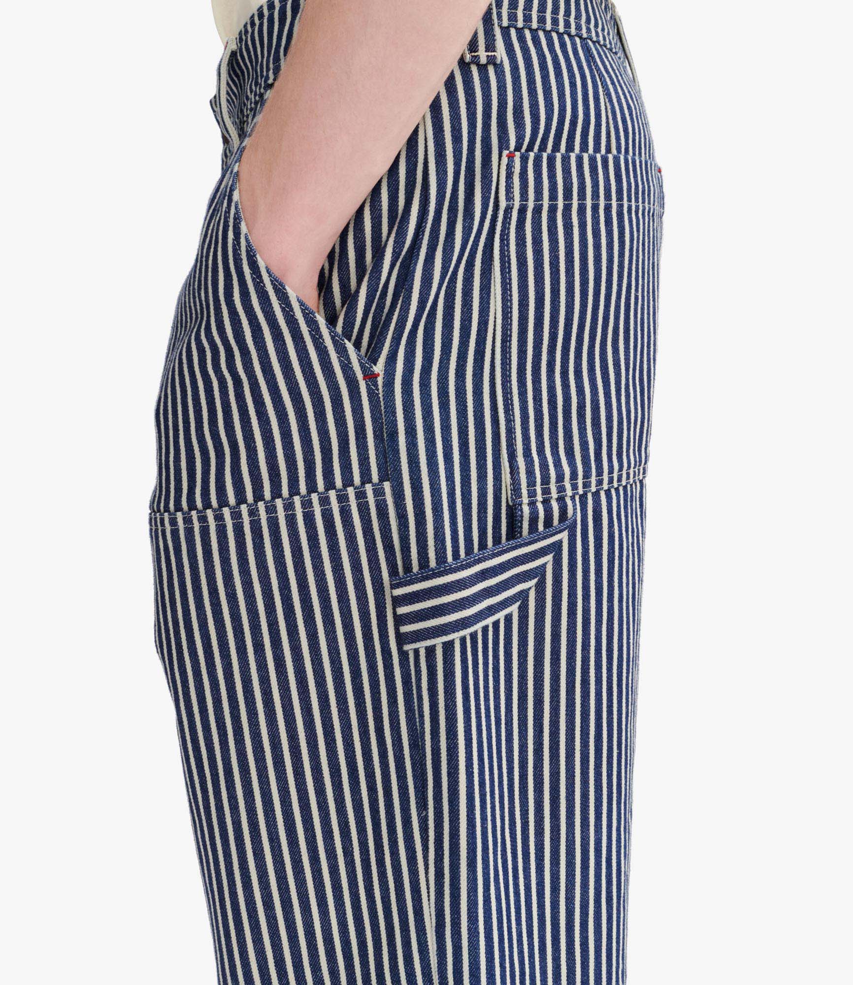 Gustav pants (M) TIC - Blue/white