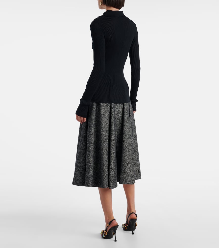 Cashmere polo sweater