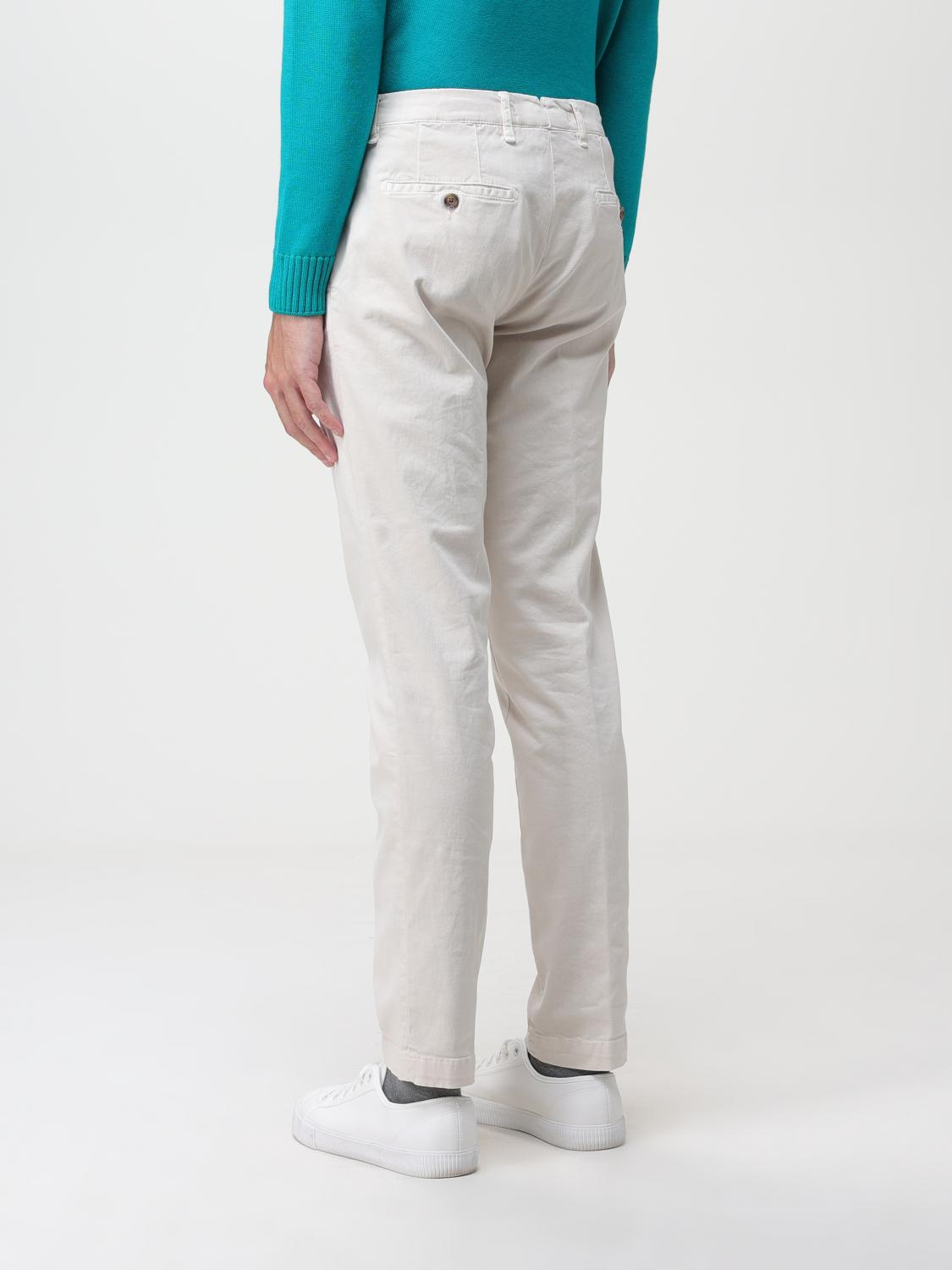 Pants MYTHS Men color Yellow Cream