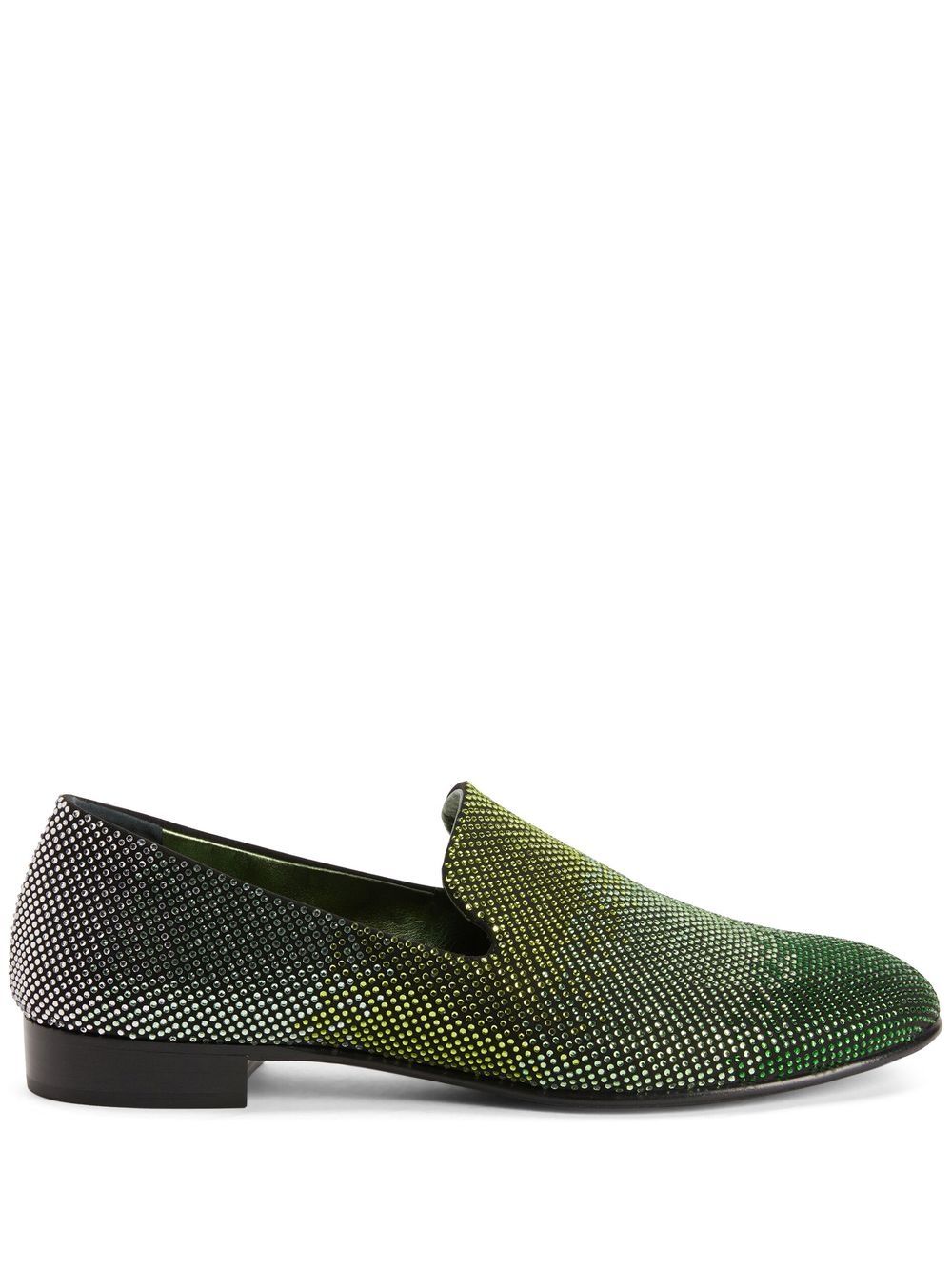 Lewis rhinestone loafers - Green