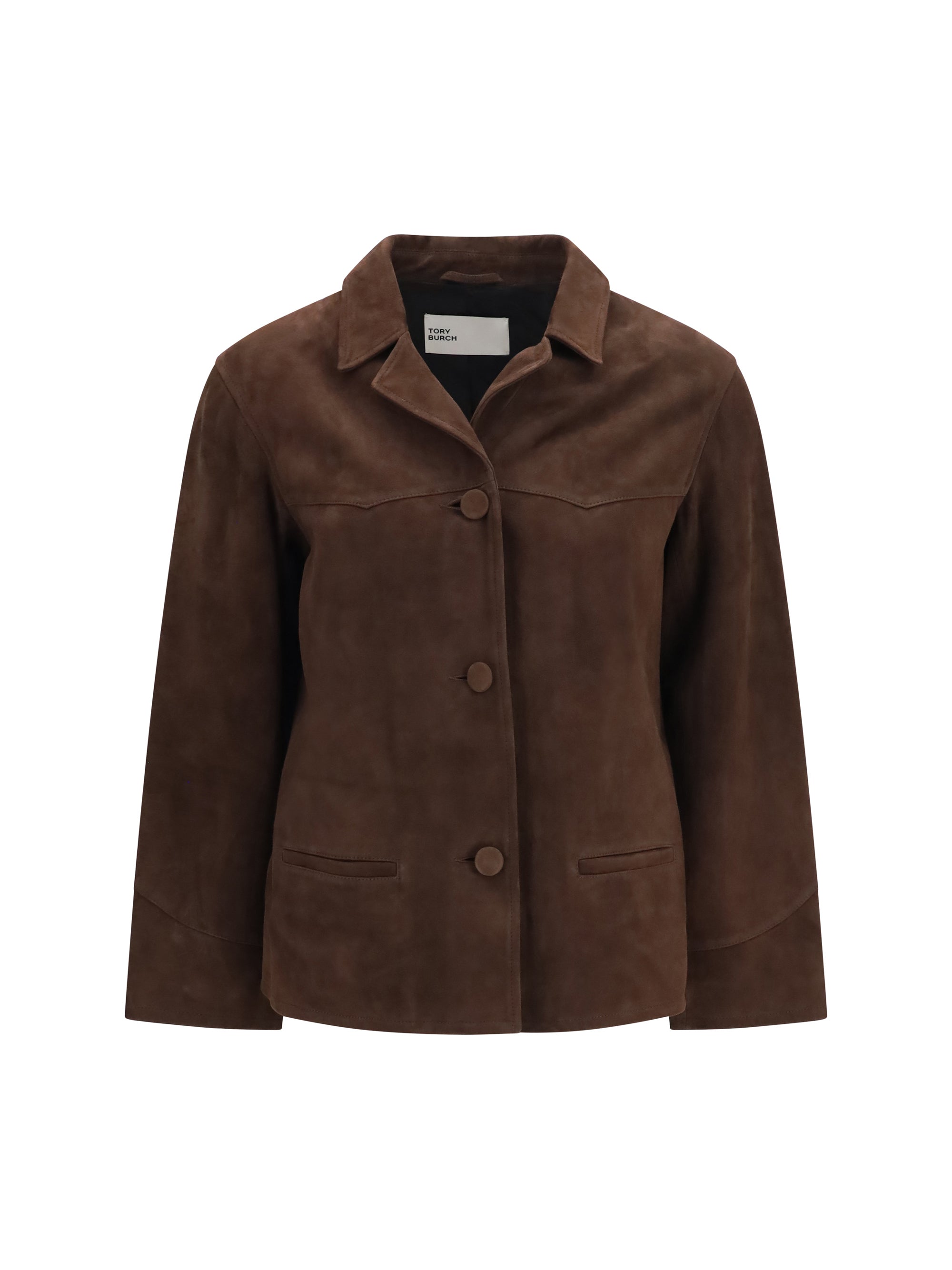 Suede Goatskin Jacket — Brown