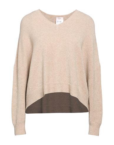 Woman Sweater Khaki Size 16