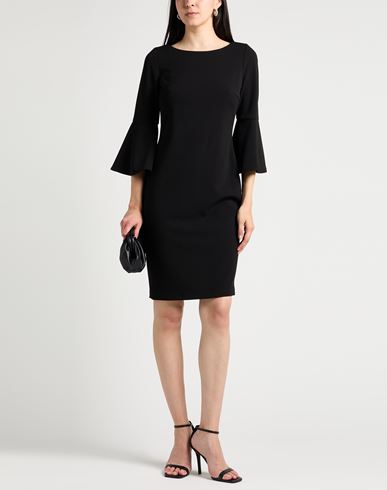 Woman Mini dress Black Size 6 Polyester, Elastane