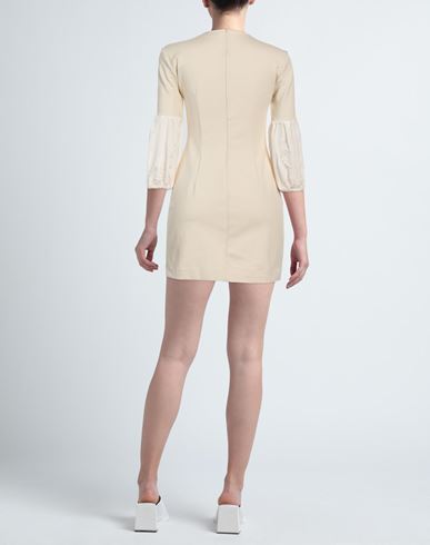 Jucca Woman Mini dress Ivory Size 4 Viscose, Polyamide, Elastane