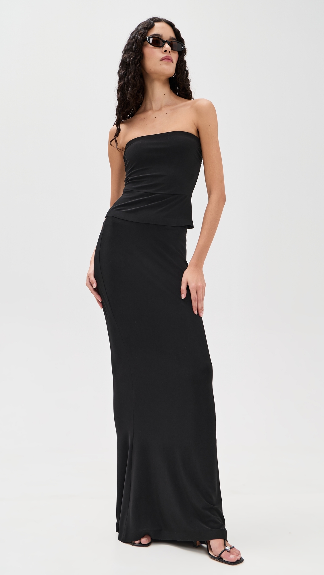 Strapless Top Black