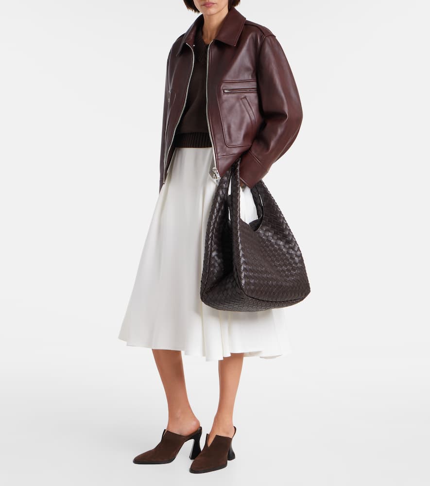 Campana Intrecciato Large leather tote bag