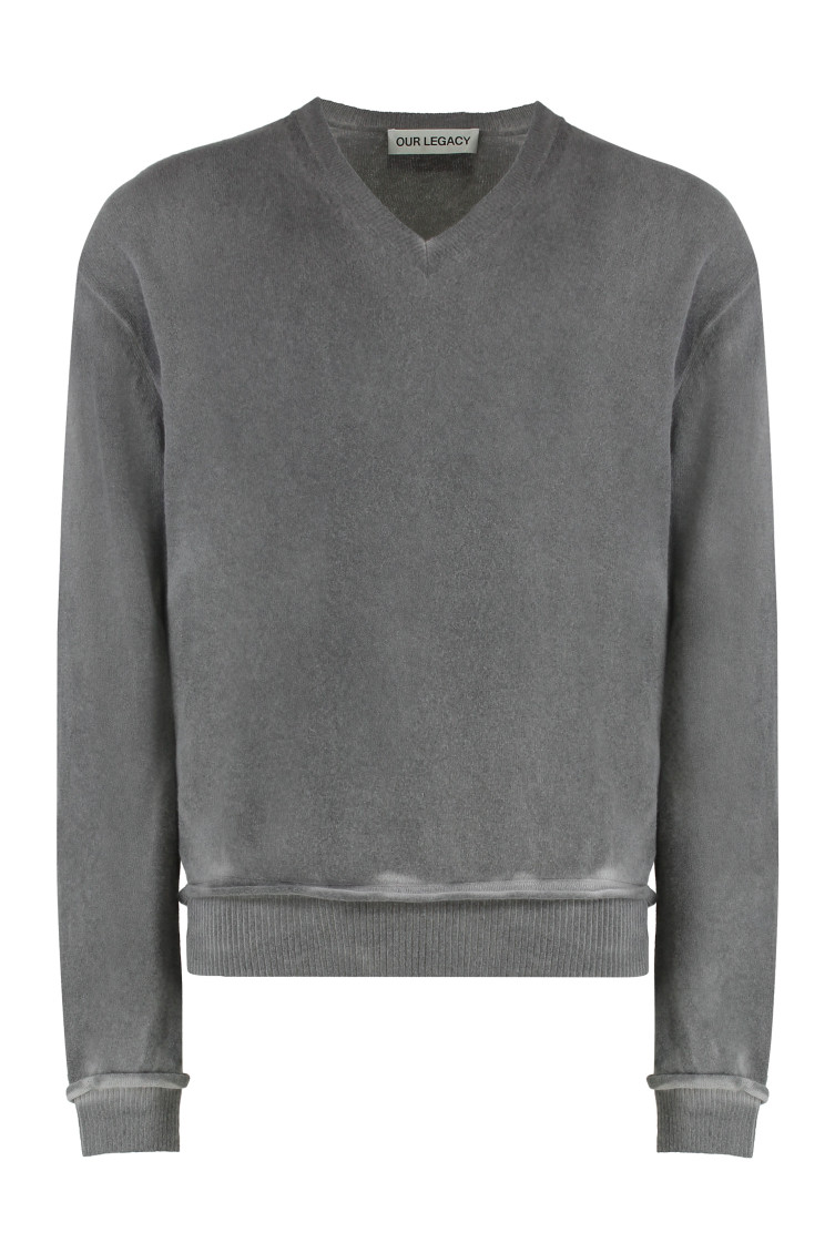 Our Legacy - v-neck long sleeve knit sweater