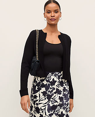 Ann Taylor Open Crop Cardigan