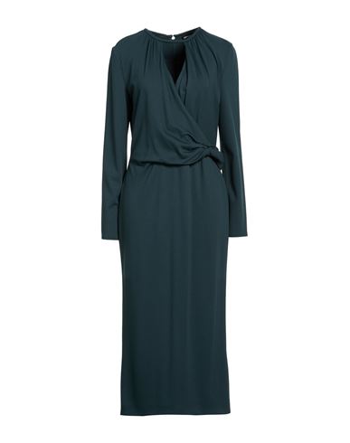 Woman Midi dress Emerald green Size 2 Viscose, Polyamide, Elastane
