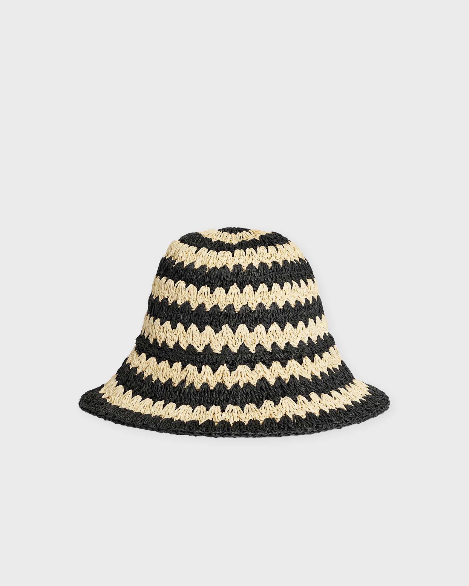 By Malene Birger Hat Strawie Black ONESIZE
