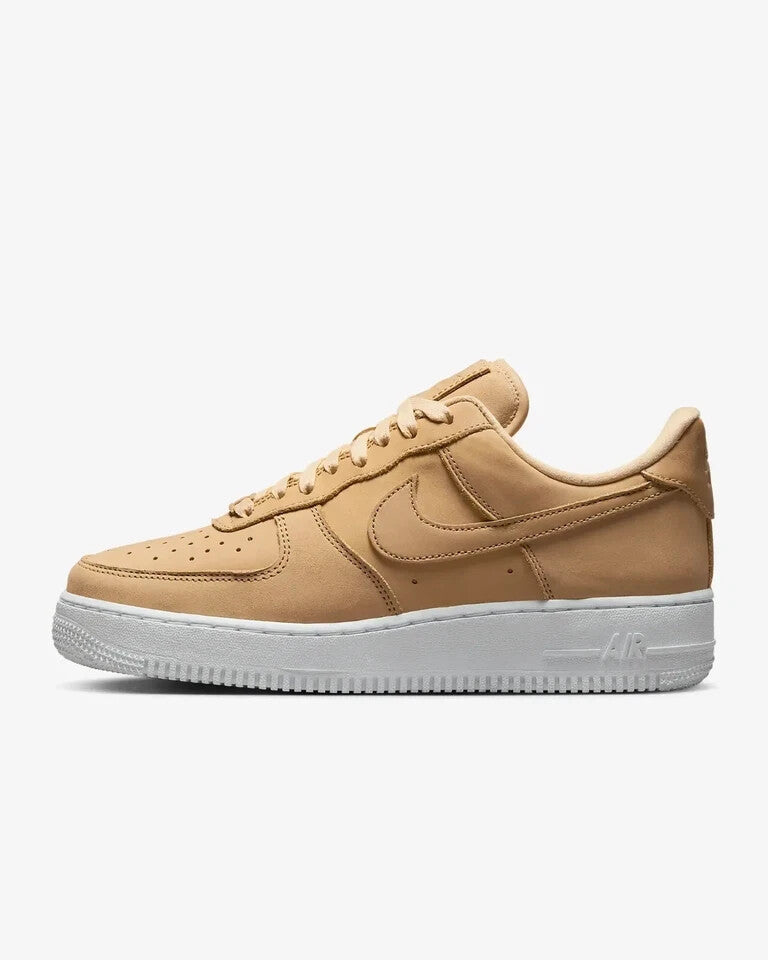 Air Force 1 Premium DR9503-201 Sneaker Women's 5 Tan Leather Shoes GBNC253