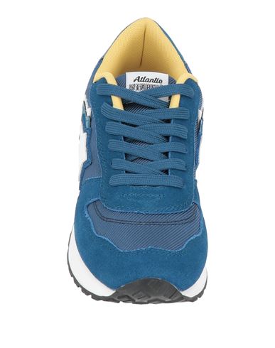 Kid Boy Sneakers Deep teal Size 2Y Leather, Synthetic fibers, Synthetic material