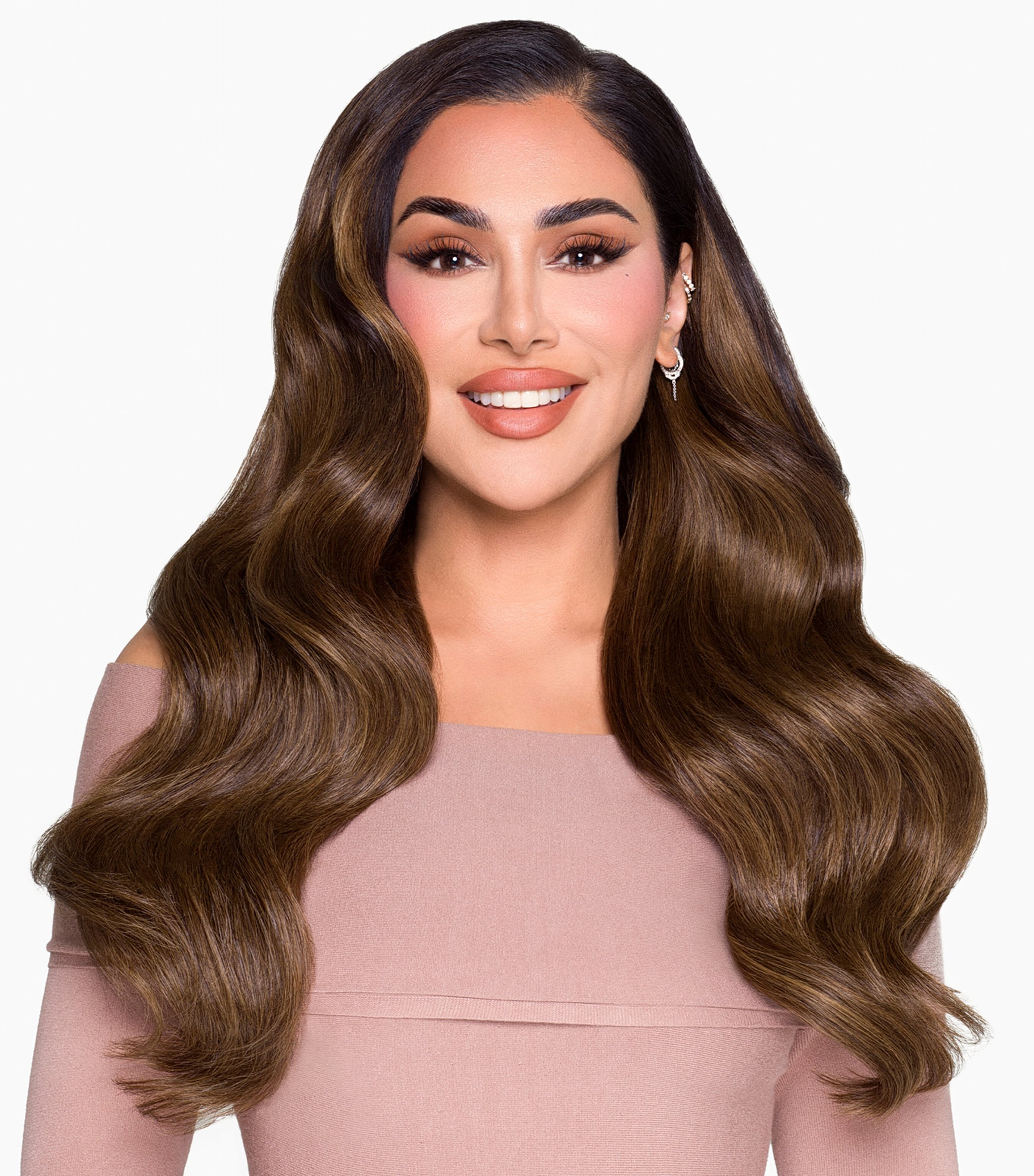 X Huda Barely There Clip-In Hair Extensions Set