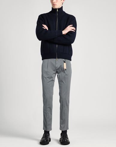 Man Pants Grey Size 32 Cotton, Elastane