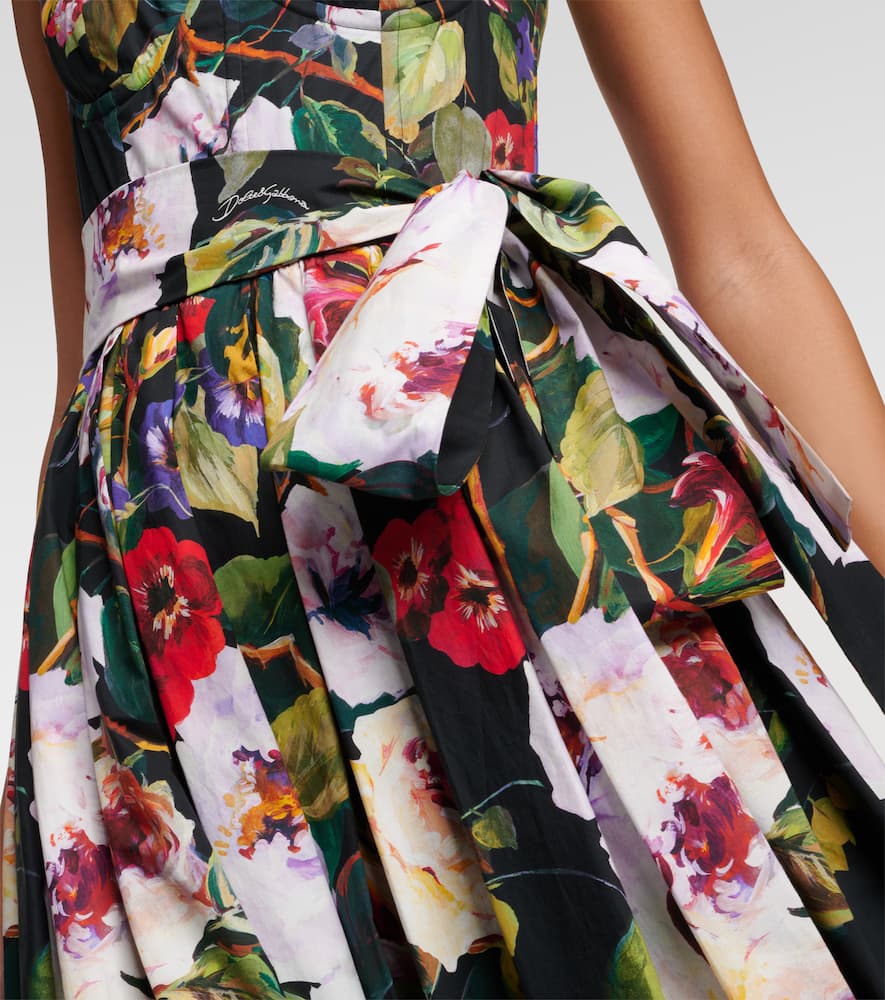 Floral cotton gown