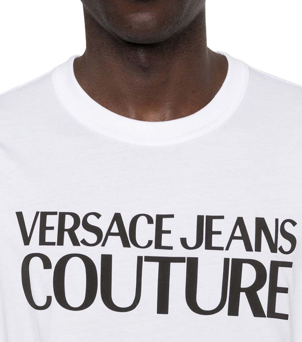 White Solid Crew Neck T-Shirt