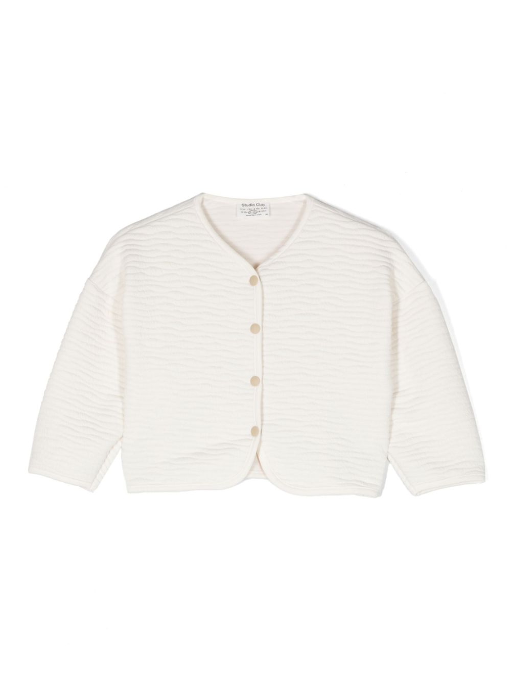 Moon button-up jacket - White
