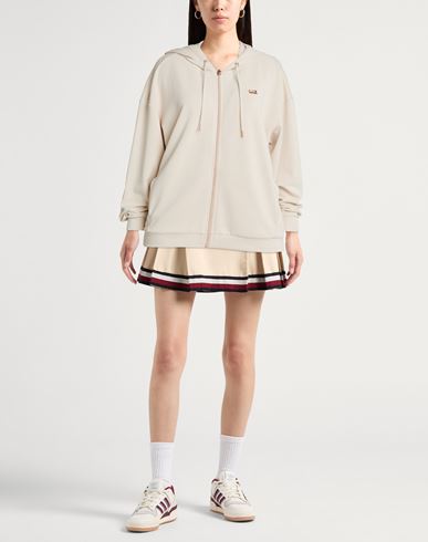 Woman Sweatshirt Ivory Size L Polyester, Modal, Elastane