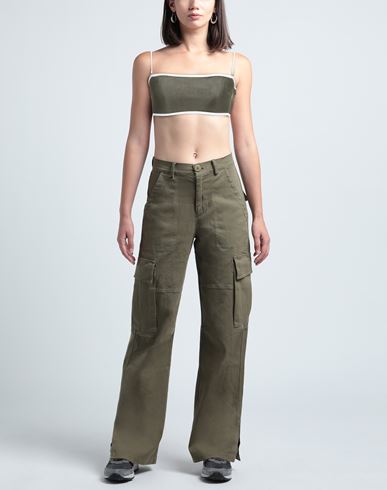 Woman Top Military green