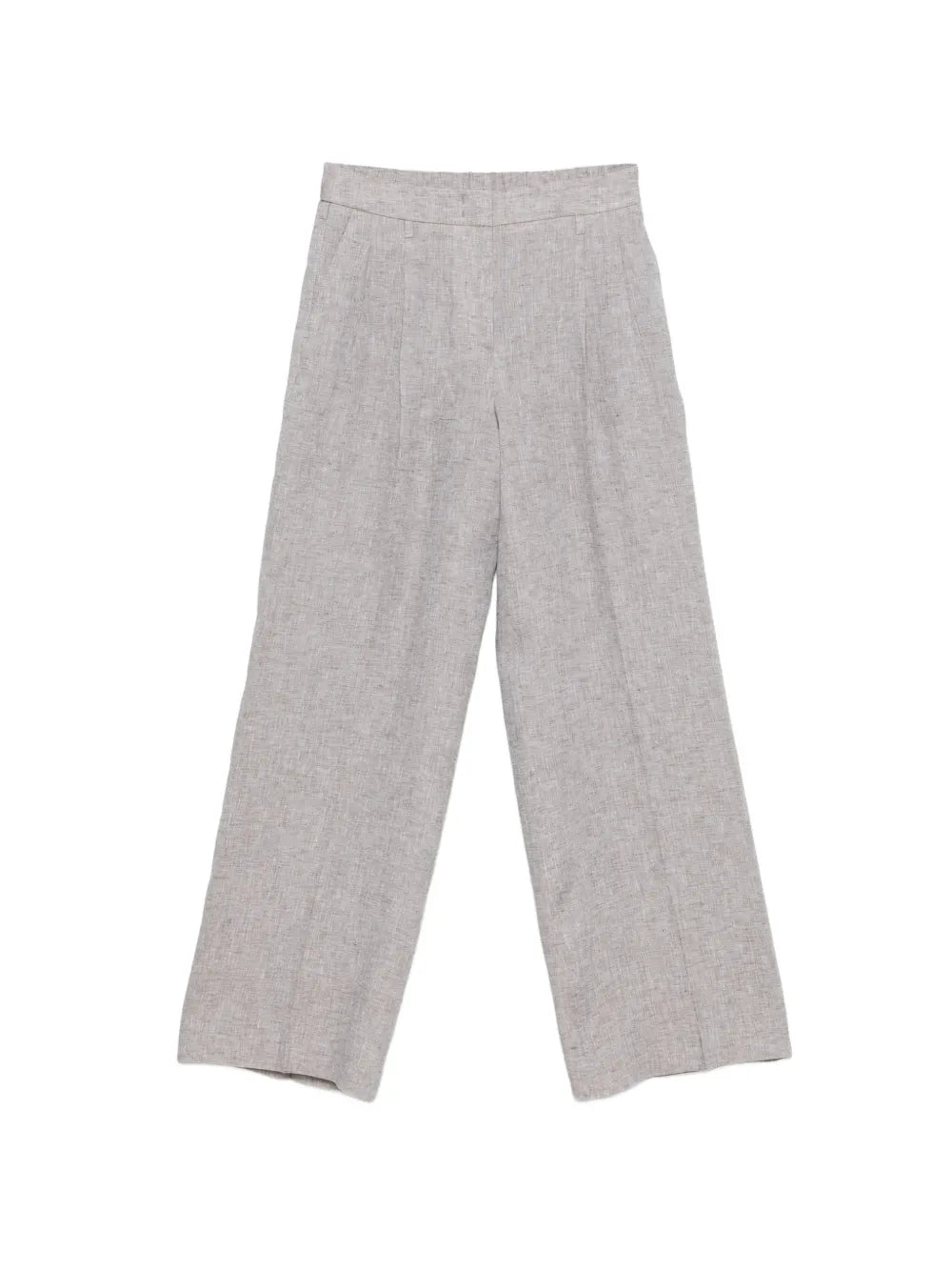 Pleated Front Trousers — beige