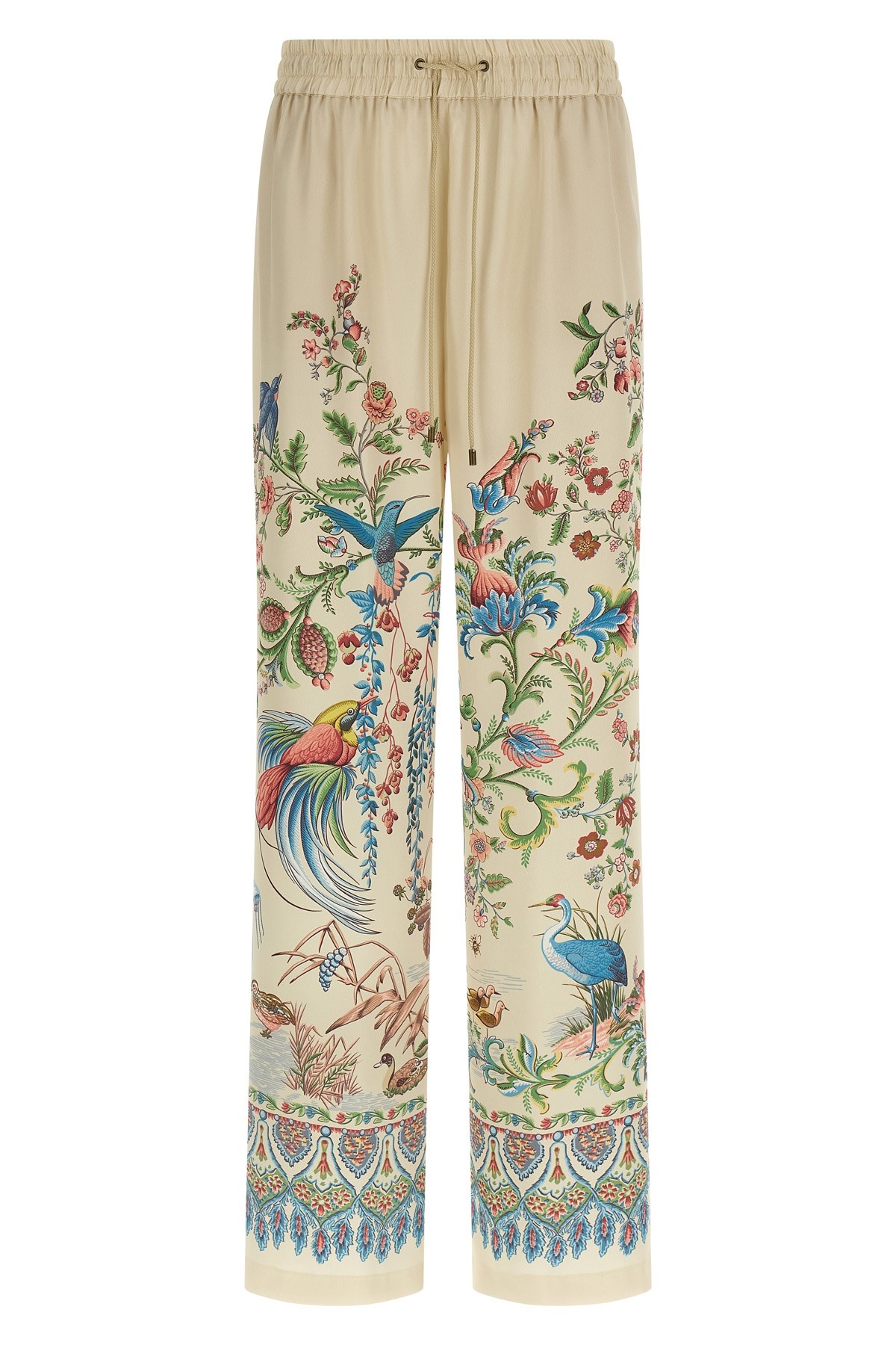 Flora And Fauna Printed Trousers
