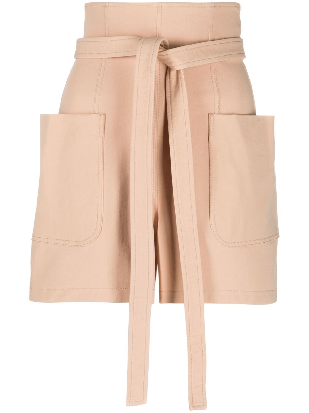 High-waisted short shorts - Pink