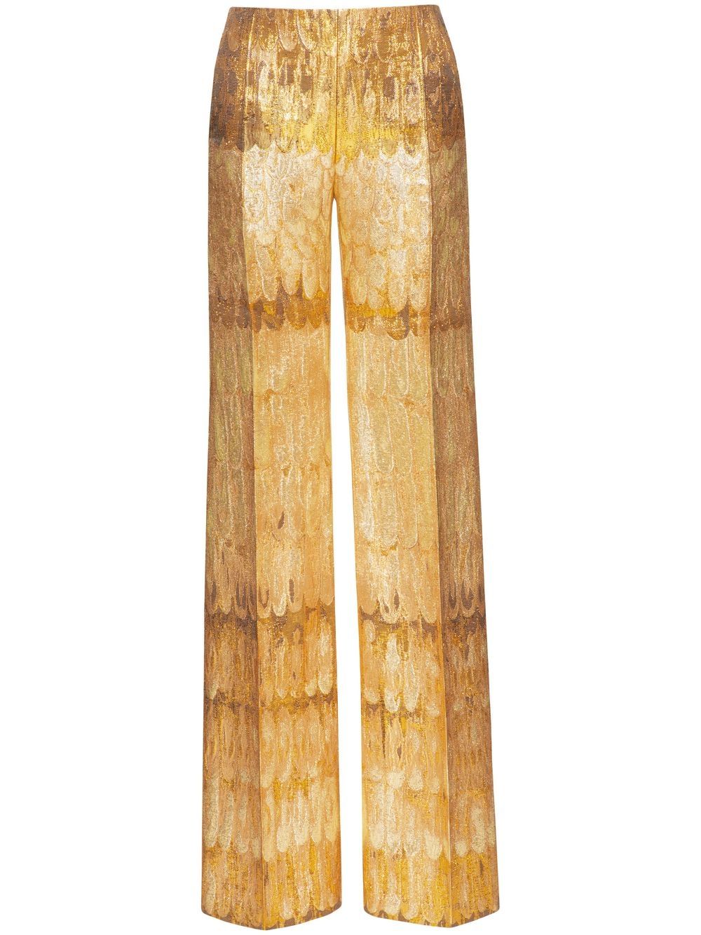 Golden Wings brocade trousers