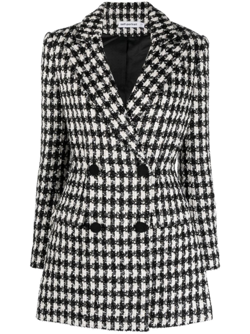 Bouclé blazer dress - Black