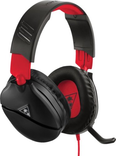 Recon 70 Wired Gaming Headset for Nintendo Switch, Xbox One, Xbox Series X|S, PS4, & PS5 - Black/Red