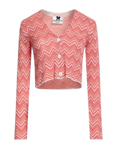 Woman Cardigan Fuchsia Size 6 Cotton, Acrylic, Metallic fiber