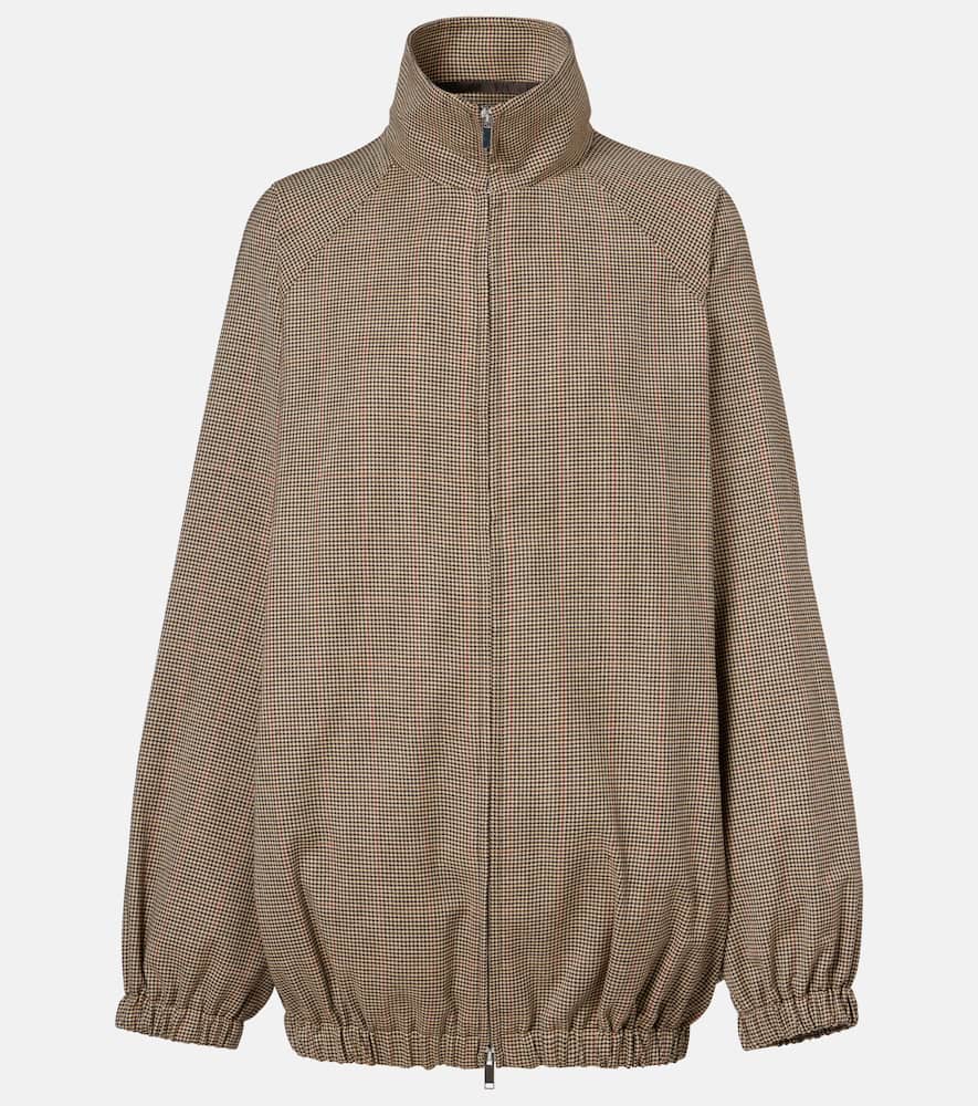 Baxter houndstooth blouson jacket