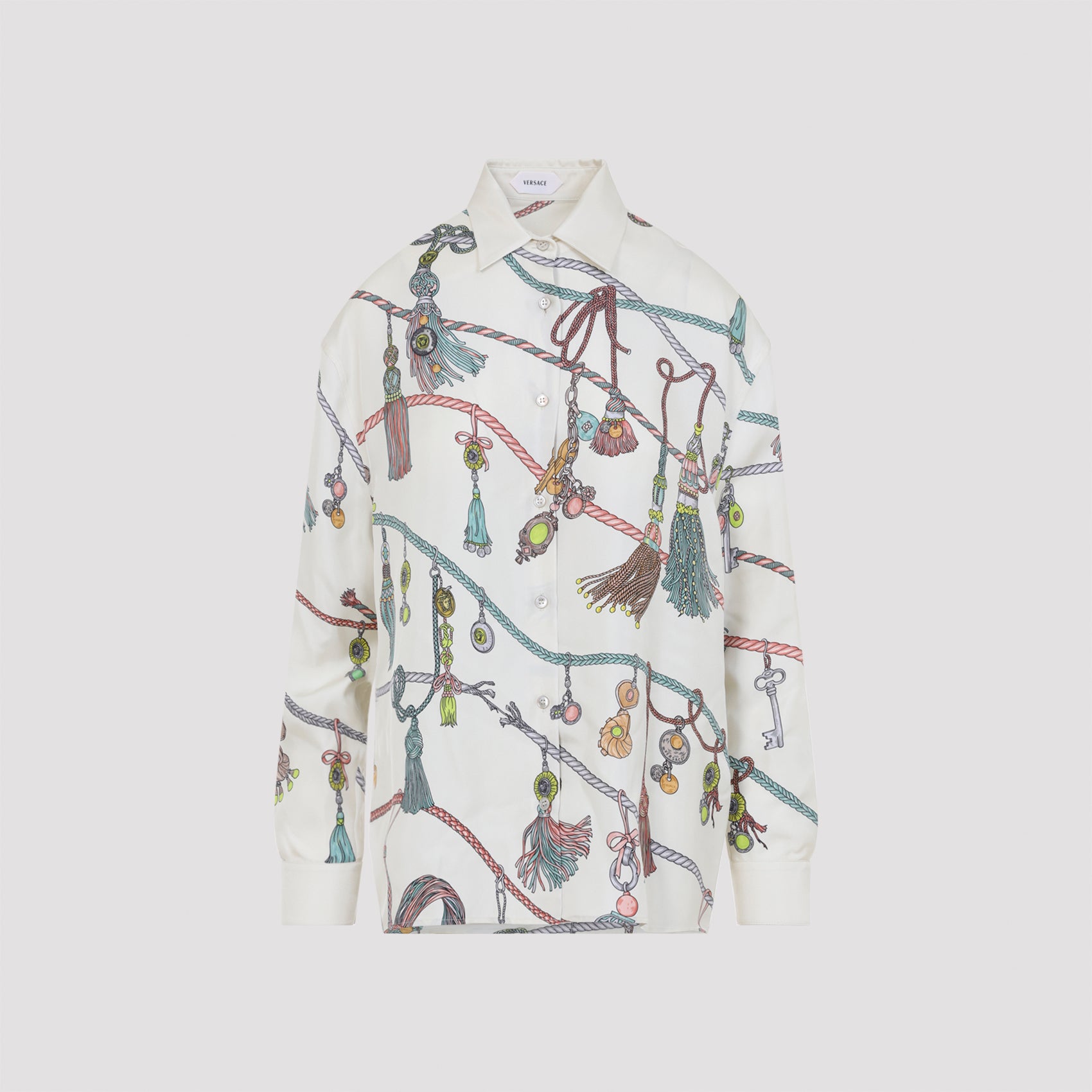 Women's Silk Twill Printed Informal Shirt