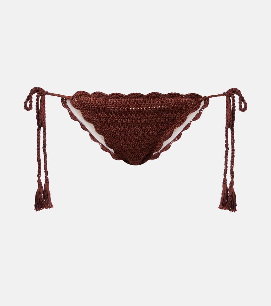 Crochet cotton bikini bottom