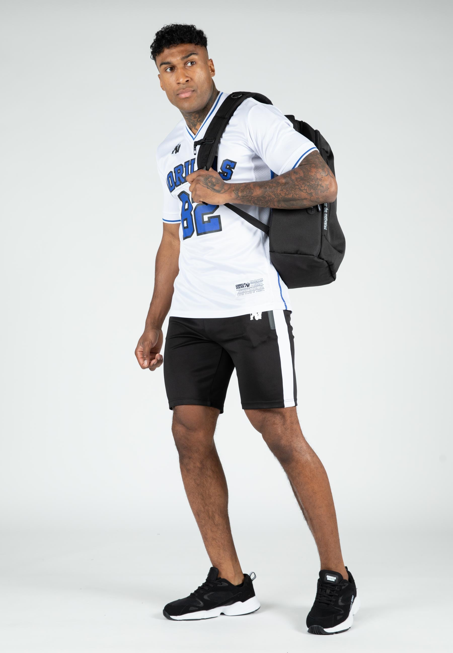 San Mateo T-Shirt - White/Blue