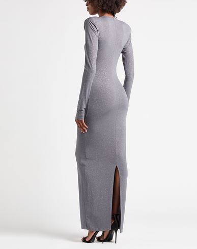 ! Woman Maxi dress Grey Size M Polyester