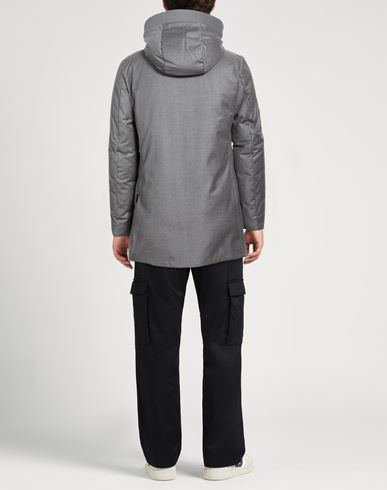 Man Coat Grey Size S Virgin Wool, Silk