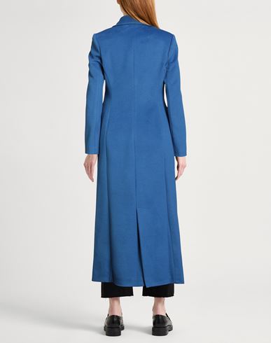 Woman Coat Bright blue Size 10 Polyester, Viscose