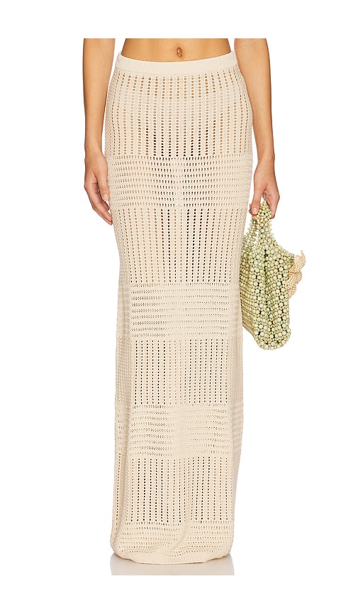 Lovers and Friends Aneta Maxi Skirt in Beige.  XS. Also in L, M