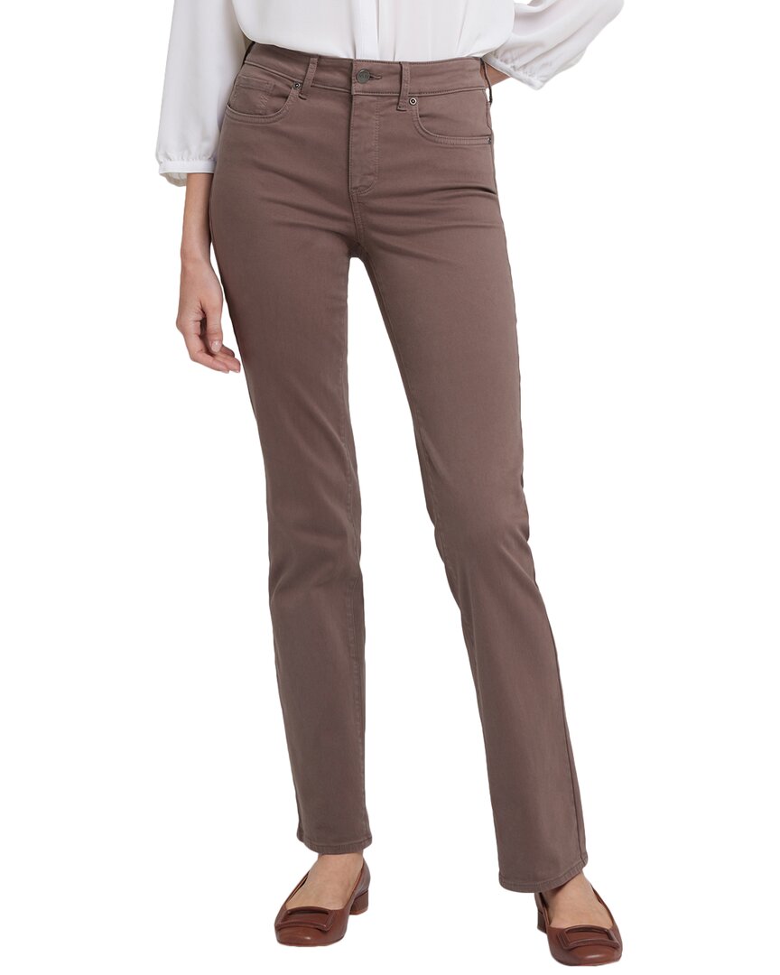 NYDJ Marilyn Dark Wood Straight Leg Jean