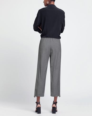 Woman Pants Grey Size 8 Polyester, Viscose, Elastane