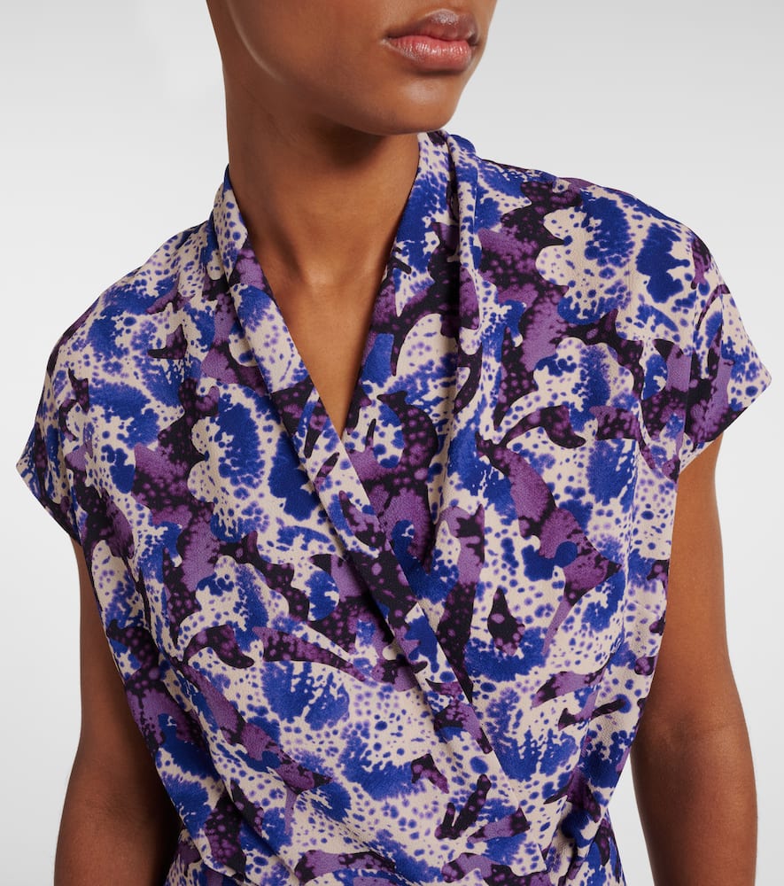 Printed midi dress